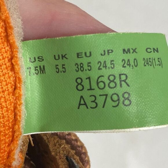 TIMBERLAND‎ Women’s Leather Waterproof Hiking Work Boot Size 7.5 Tan - Picture 10 of 12